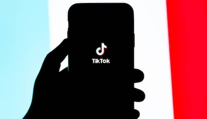 TikTok en un smartphone