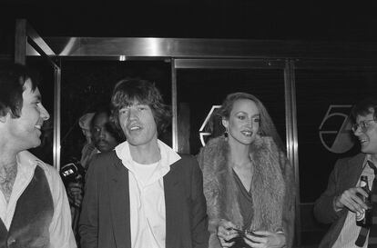 Las fiestas de los Oscar no se limitan a Los Ángeles: aquí, Mick Jagger y Jerry Hall en una celebrada en 1979 en Studio 54 en Nueva York.
