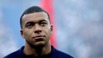 Kylian Mbappé durante la final de la Copa de Francia ante el Olympique de Lyon el pasado 25 de mayo.
