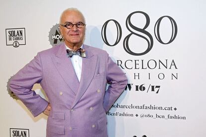 El dissenyador de sabates Manolo Blahnik al 080. 