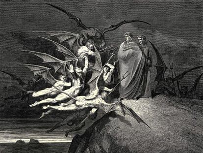 El Infierno de Dante, visto por Gustave Dor&eacute;.
