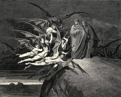 El Infierno de Dante, visto por Gustave Doré.