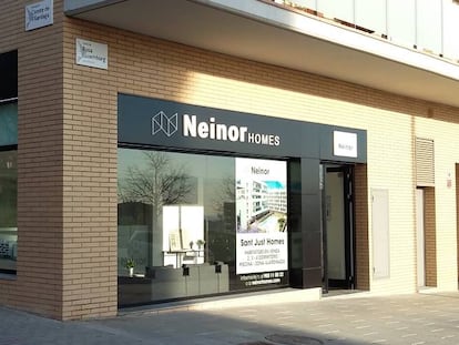 Oficina de Neinor Homes, en Barcelona. 