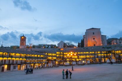 La plaza Mayor de Chinchón.