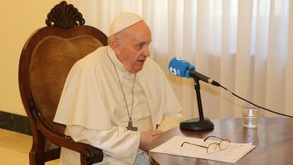 Entrevista al Papa Francisco en la cadena COPE.