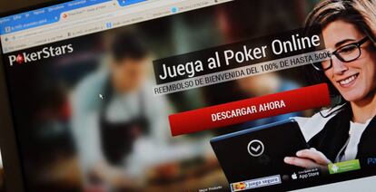 Página web de Poker Stras, empresa de The Stars Group.