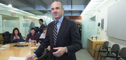 Luis de Guindos, ministro de Econom&iacute;a