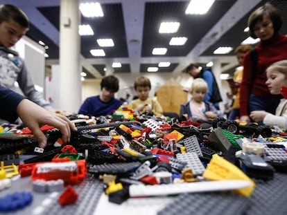 Exposición de Lego en Rusia.