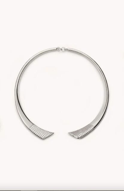 «Choker» de plata de Rosa Copado x Ariane Jewels.