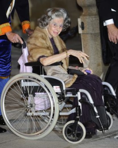 La reina Fabiola de Bélgica, de 84 años.