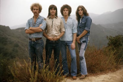 The Eagles, en Los Ángeles, en una imagen de finales de los sesenta.