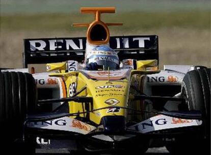 Alonso sólo ha realizado una sesión de entrenamientos en Jerez