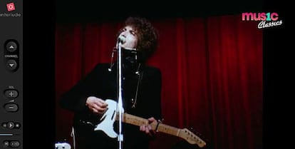 Bob Dylan, en un fotograma del v&iacute;deo interactivo de su canci&oacute;n de 1965 &#039;Like a rolling stone&#039;.