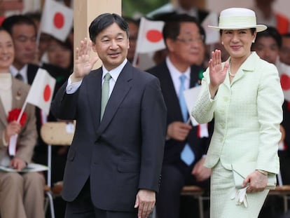 Los emperadores de Japón Naruhito y Masako.