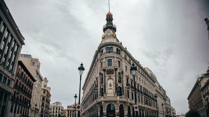 Edificio Canalejas en Madrid, en 2023.