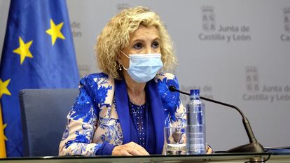 The regional health chief in Castilla y León, Verónica Casado.