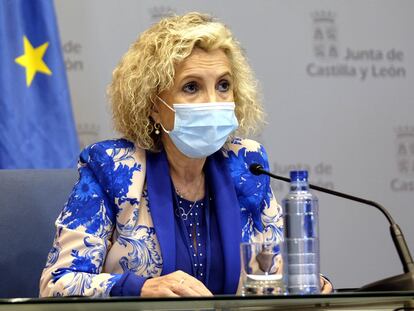 The regional health chief in Castilla y León, Verónica Casado.