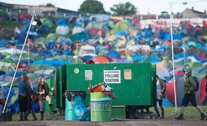 Los baños de Glastonbury, uno de los mayores festivales que se celebran en el mundo