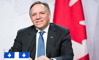 El primer ministro de Quebec, François Legault, en diciembre pasado. 