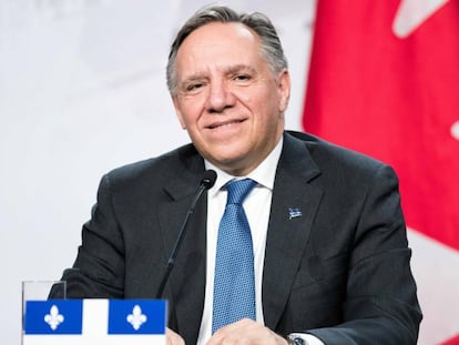 El primer ministro de Quebec, François Legault, en diciembre pasado. 