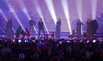 La banda Genealogy, representats d'Armènia a Eurovisió.