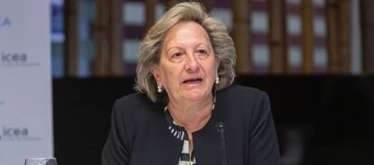 Pilar González de Frutos, presidenta de Unespa.