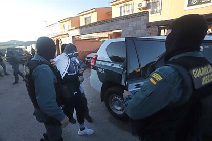 La detención del narco Jesús Heredia, alias El Pantoja, el pasado mes de marzo.