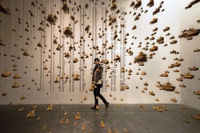 'Todos los submarinos de los Estados Unidos de América', obra de Chris Burden de 1987, en el New Museum de Nueva York.