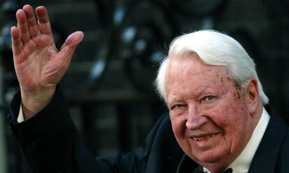 El ex primer ministro británico Edward Heath, en una imagen de 2002.