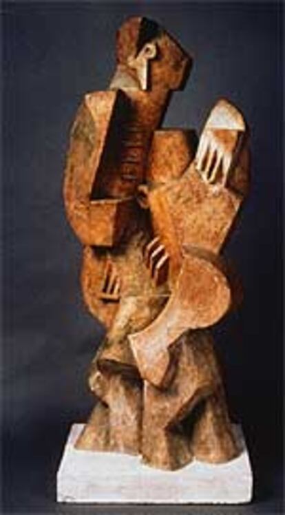 'Marinero con guitarra' (1917), de Lipchitz.