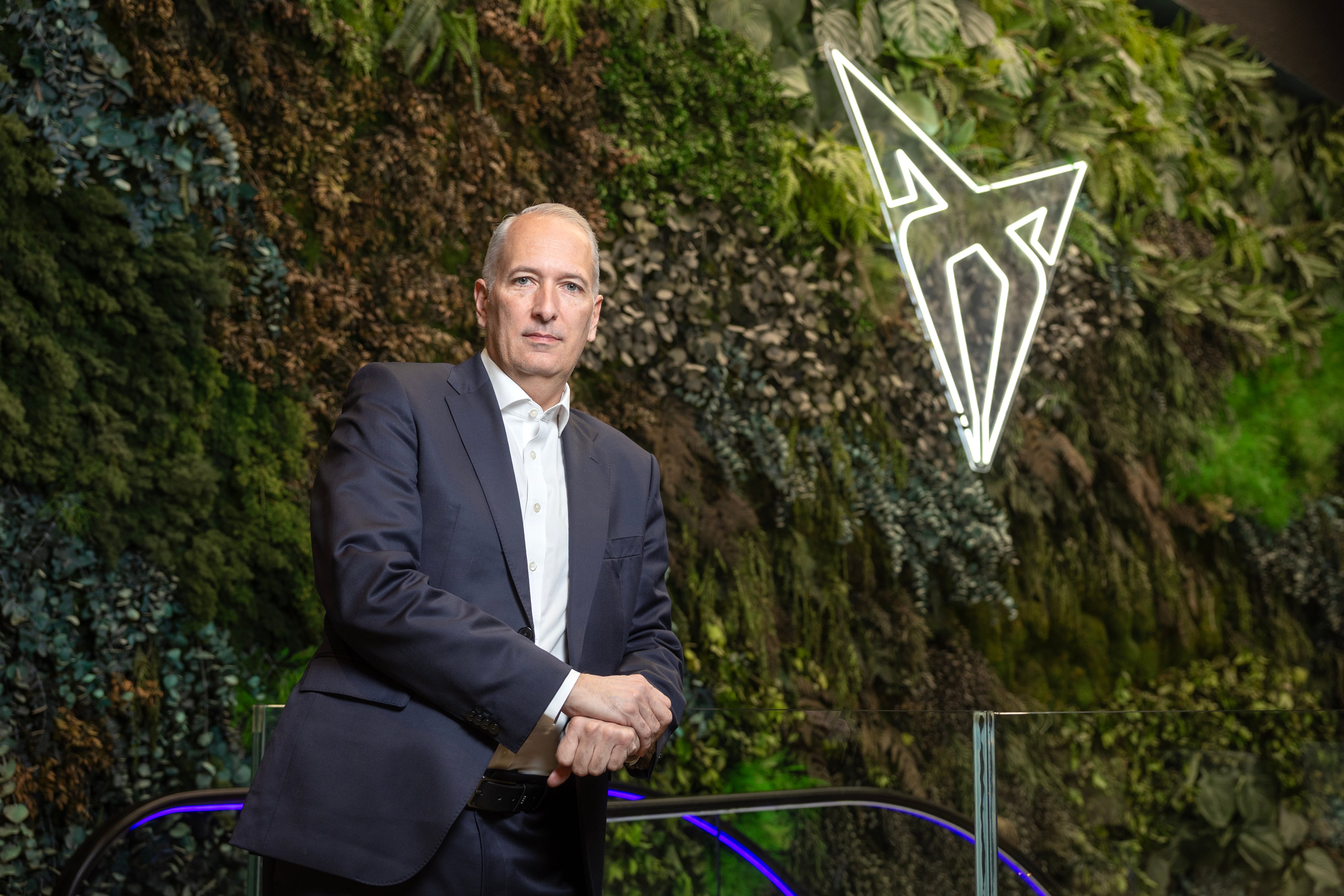 Markus Haupt, consejero delegado de Seat y Cupra, en una entrevista con EL PAÍS en Madrid.