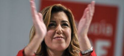 La secretaria general del PSOE andaluz, Susana Díaz