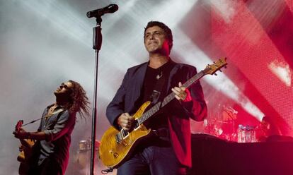 Alejandro Sanz durante su concierto