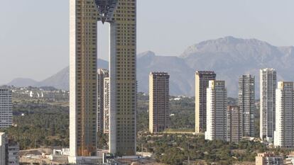 Vista del rascacielos InTempo, en Benidorm.