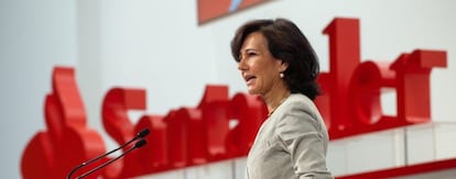 Ana Botín, presidenta de Santander.