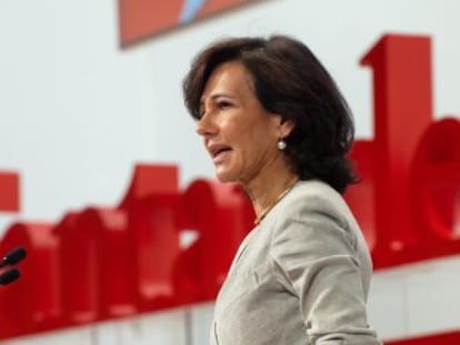 Ana Botín, presidenta de Santander.