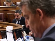 Feijóo y Abascal, en una imagen de archivo en el Congreso.