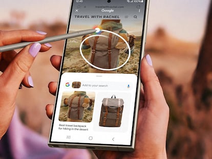 Rodea para buscar es una nueva funcionalidad que han desarrollado Samsung y Google para los móviles de la serie S24.
