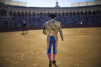 Rivera Ordóñez, en la Maestranza, el pasado uno de mayo.