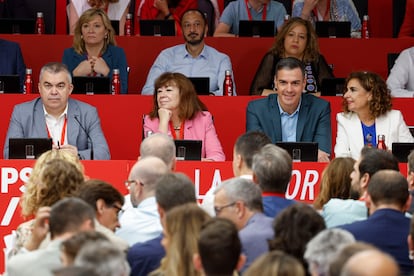 Reunión del último comité federal del PSOE.
