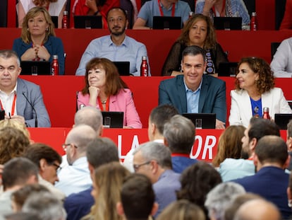 Reunión del último comité federal del PSOE.