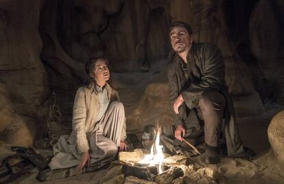 Josh Harnett en 'Penny Dreadful' en Almería.