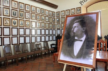 Un cuadro de Porfirio Díaz en Oaxaca.