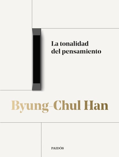 Portada de ‘La tonalidad del pensamiento’, de Byung-Chul Han.