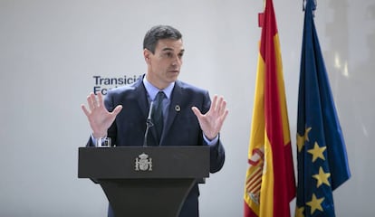 El presidente del Gobierno, Pedro Sanchez, el viernes en Madrid.