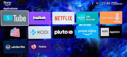 Wolf Launcher para los Fire TV Stick.