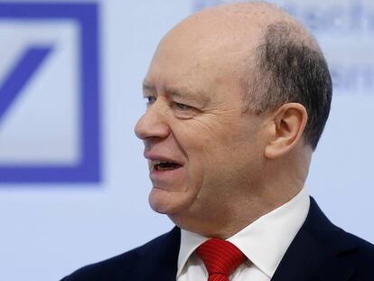 El presidente de la junta directiva del Deutsche Bank John Cryan, el pasado 2 de febrero.