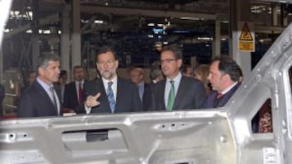 Mariano Rajoy visita las instalaciones de Gestamp.