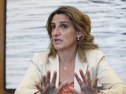 Teresa Ribera, vicepresidenta para la Transición Ecológica.