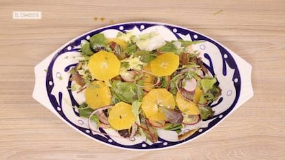 Ensalada de naranja y dátiles